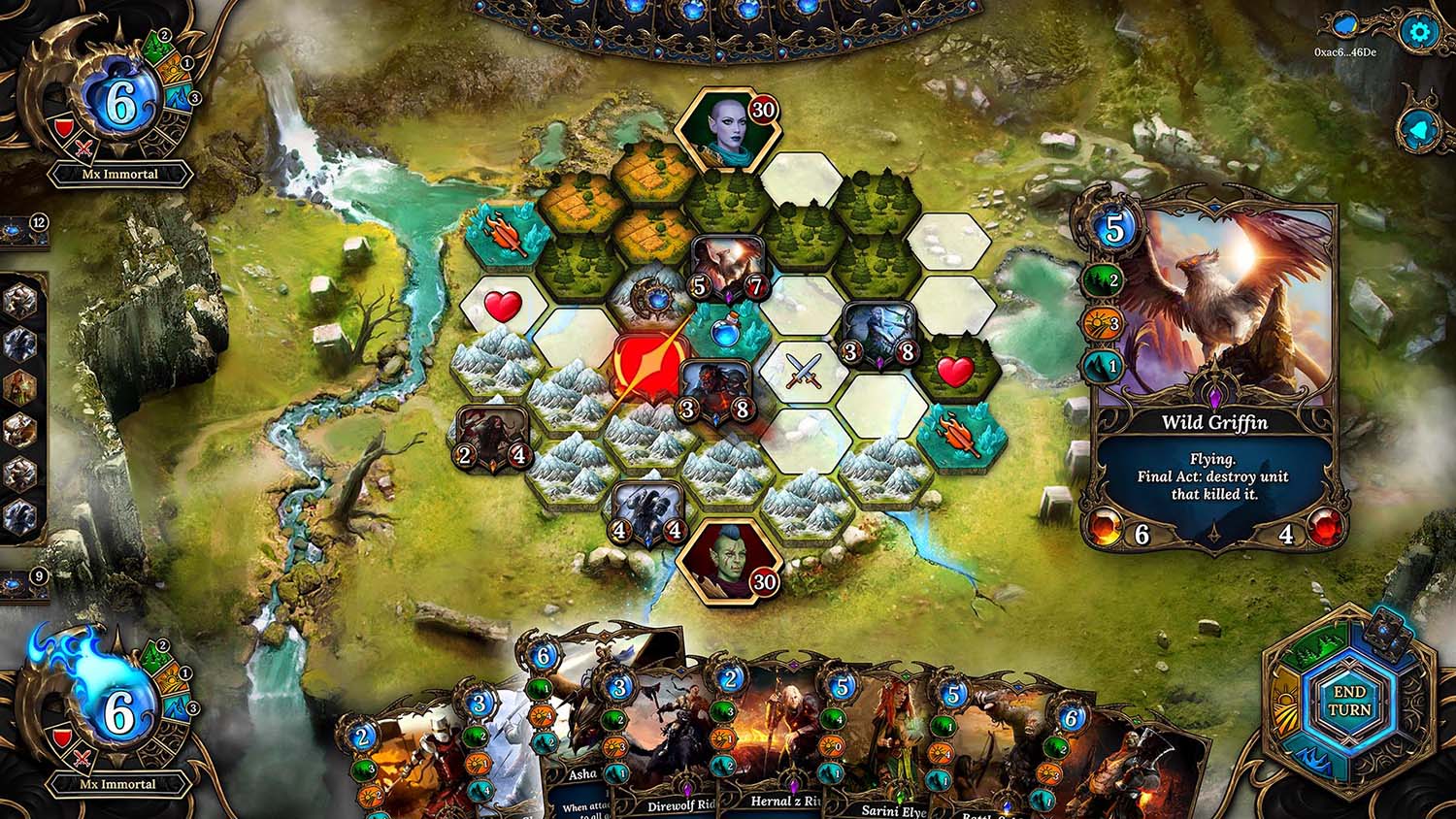 Legends of Elysium game board