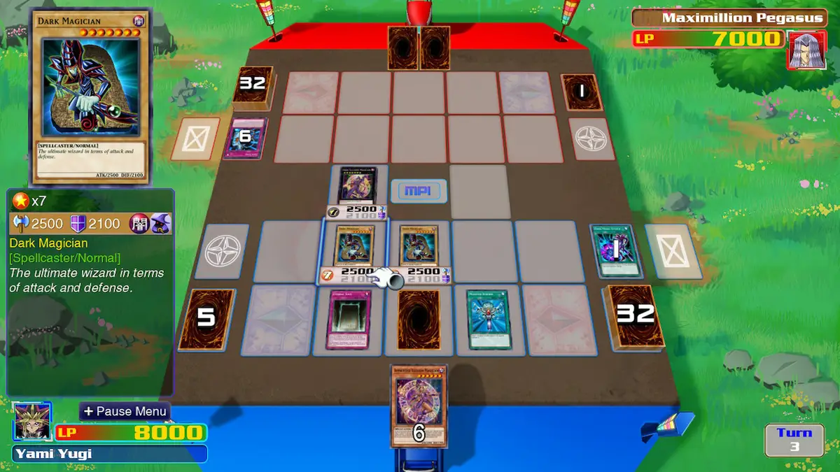 yu-gi-oh trading card game-field-layout from gameplay