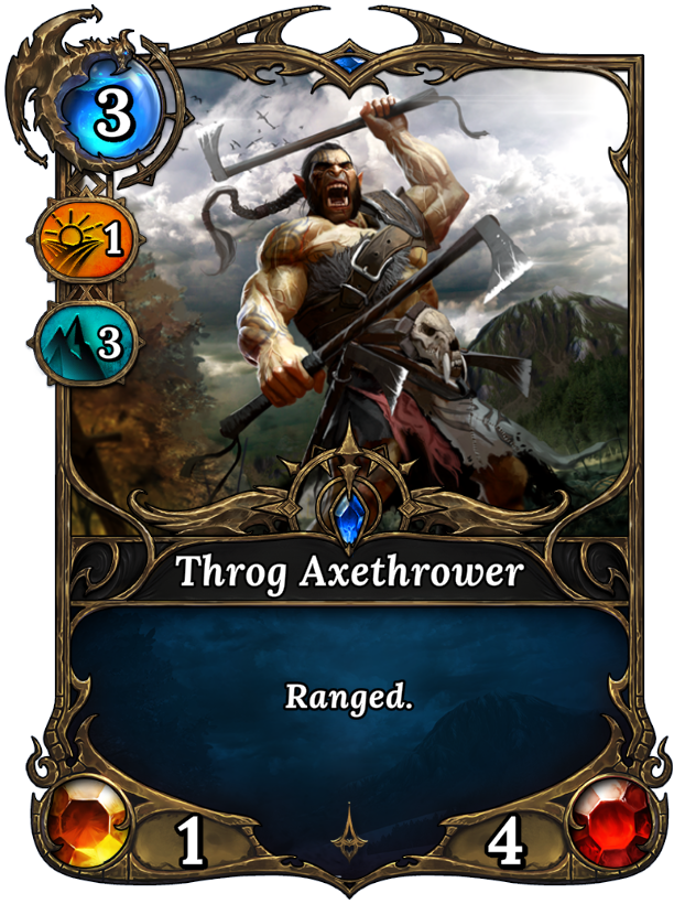 Throg Axethrower